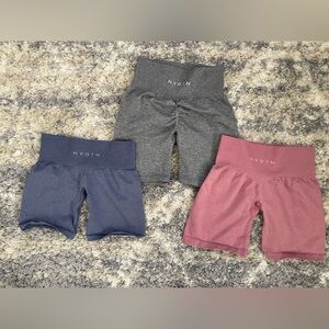 NVGTN Shorts Set - Charcoal, Navy, Orange, Rose